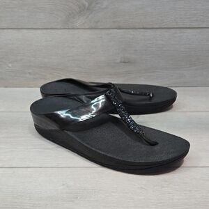 Fitflop Women's T Strap Wedge Sandals Shoes Sz 9